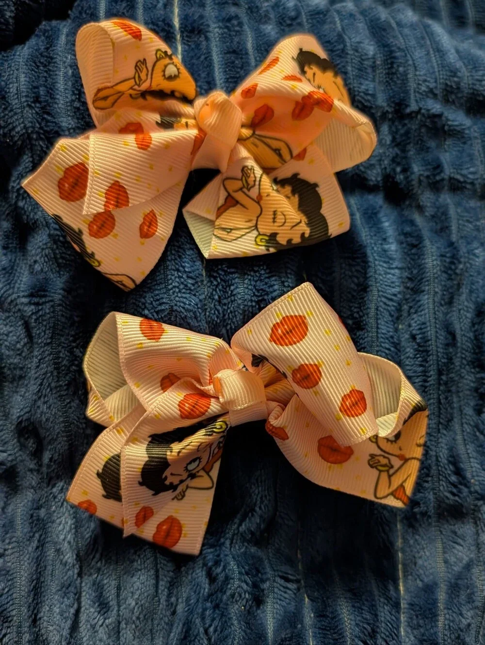 New Betty Boop Hair Bows (Set of 2)